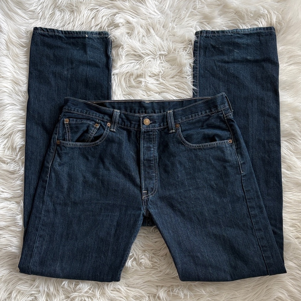Levi's Men's Deep Indigo Straight Jeans